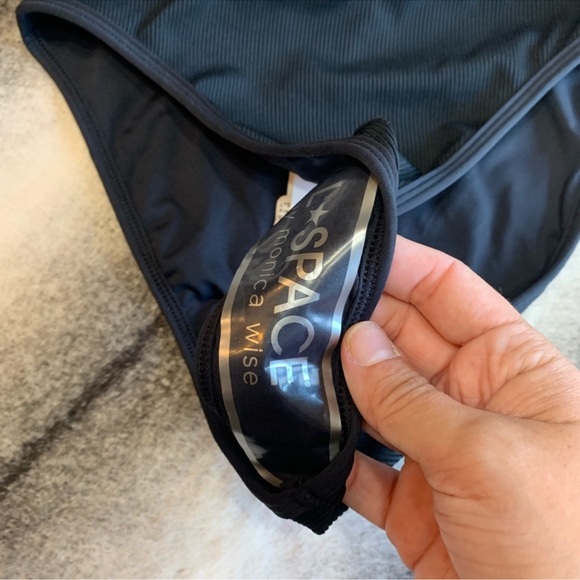 L*Space Ridin High Frenchi Ribbed Bikini Swim Bottoms - Picture 2 of 4